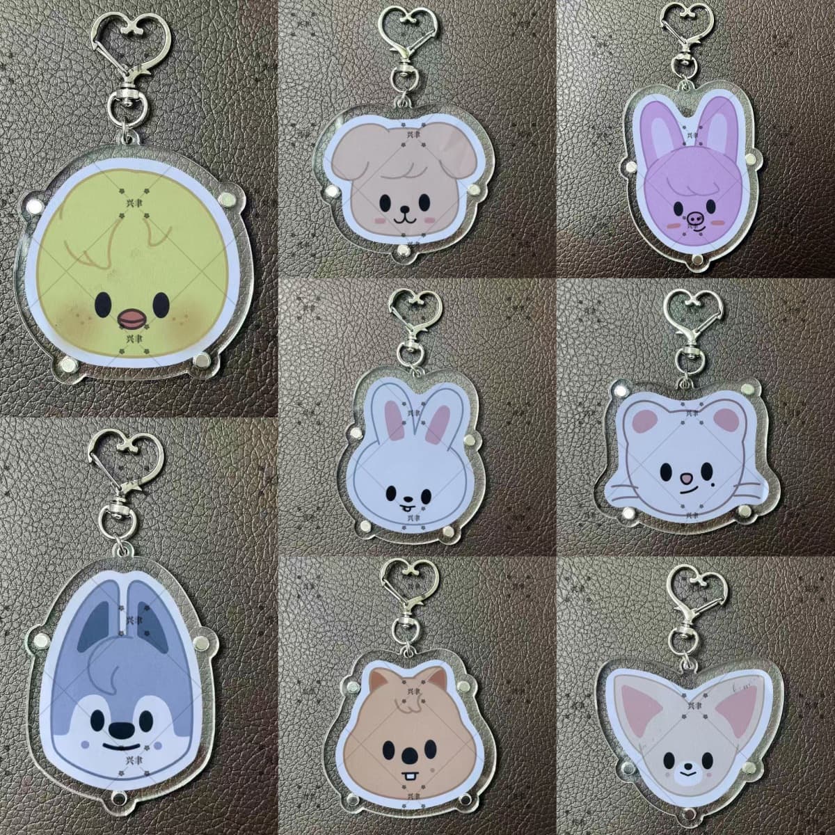 Stray Kids Fan Meeting Streamer Protective Case Acrylic Magnetic SKZOO Streamer Protector Keychain