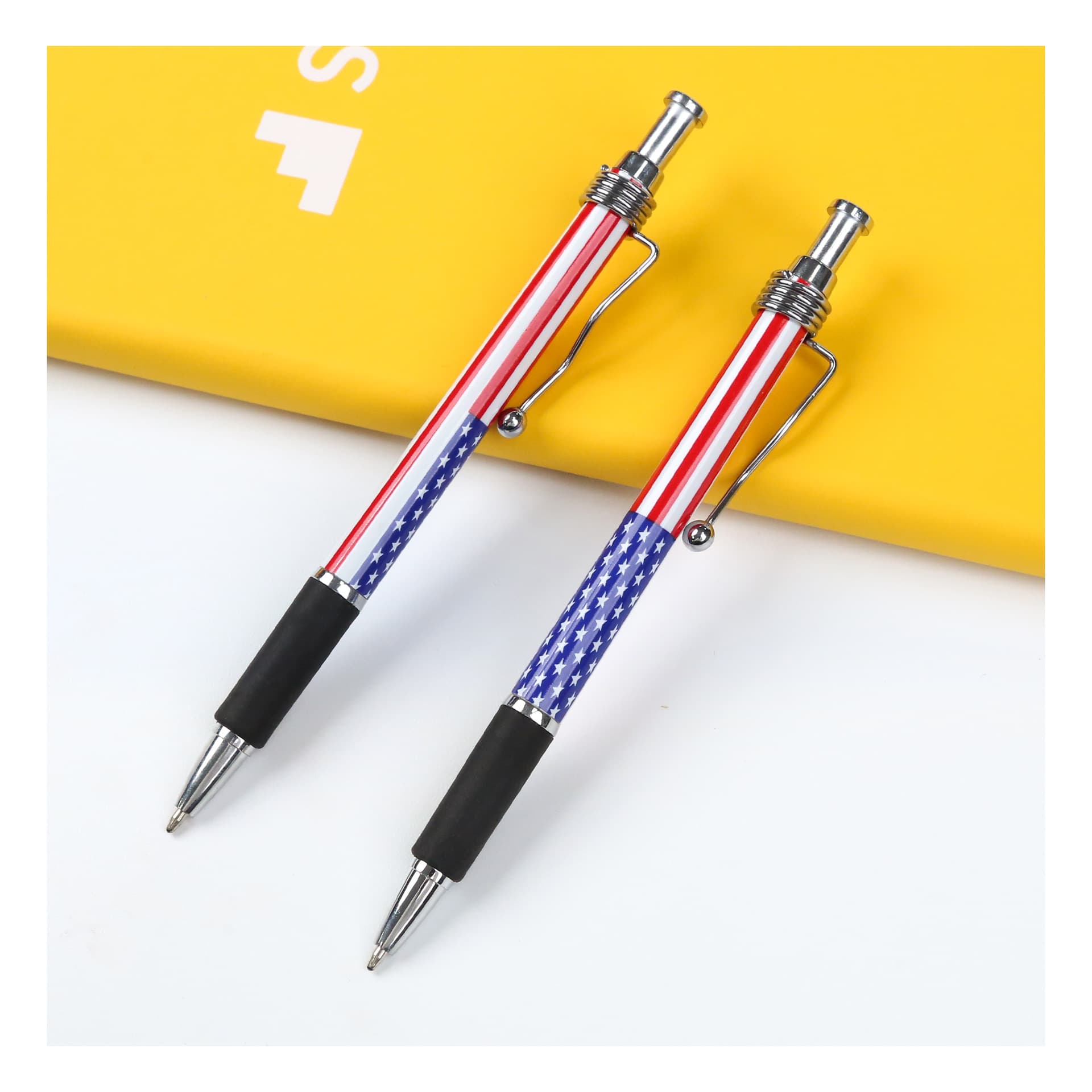 Spot writing silky smooth and not easy to break ink ballpoint pen innovative plastic push pen business office quick-drying signature pen