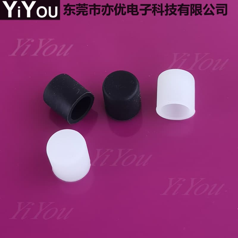 Silicone RCA dust cover for video and audio AV plugs, lotus head RCA female connector dust cap, dust cover