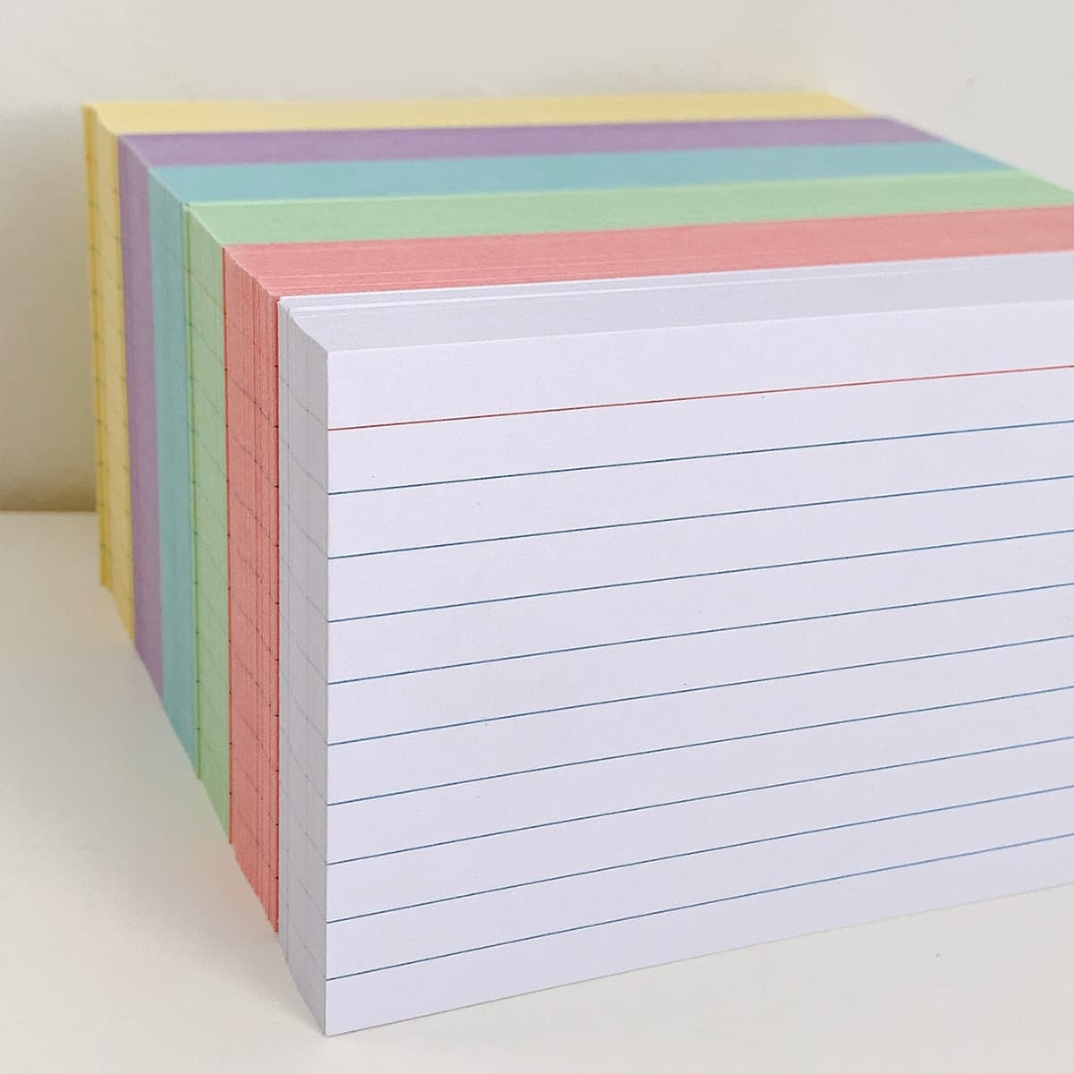 Cross-border American index cards, thickened 200g lined memo 3-inch card notebook for student scratch pads.