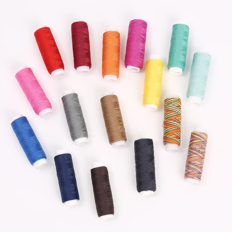 Household small roll sewing thread jeans clothes hand sewing thread hand sewing diy accessories polyester thread 402 sewing thread