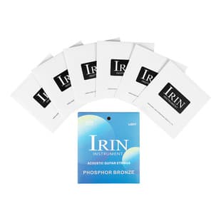 IRIN Acoustic Guitar Strings Set of 6 Strings Folk Phosphor Bronze Alloy Guitar Strings Guitar Accessories Set Strings