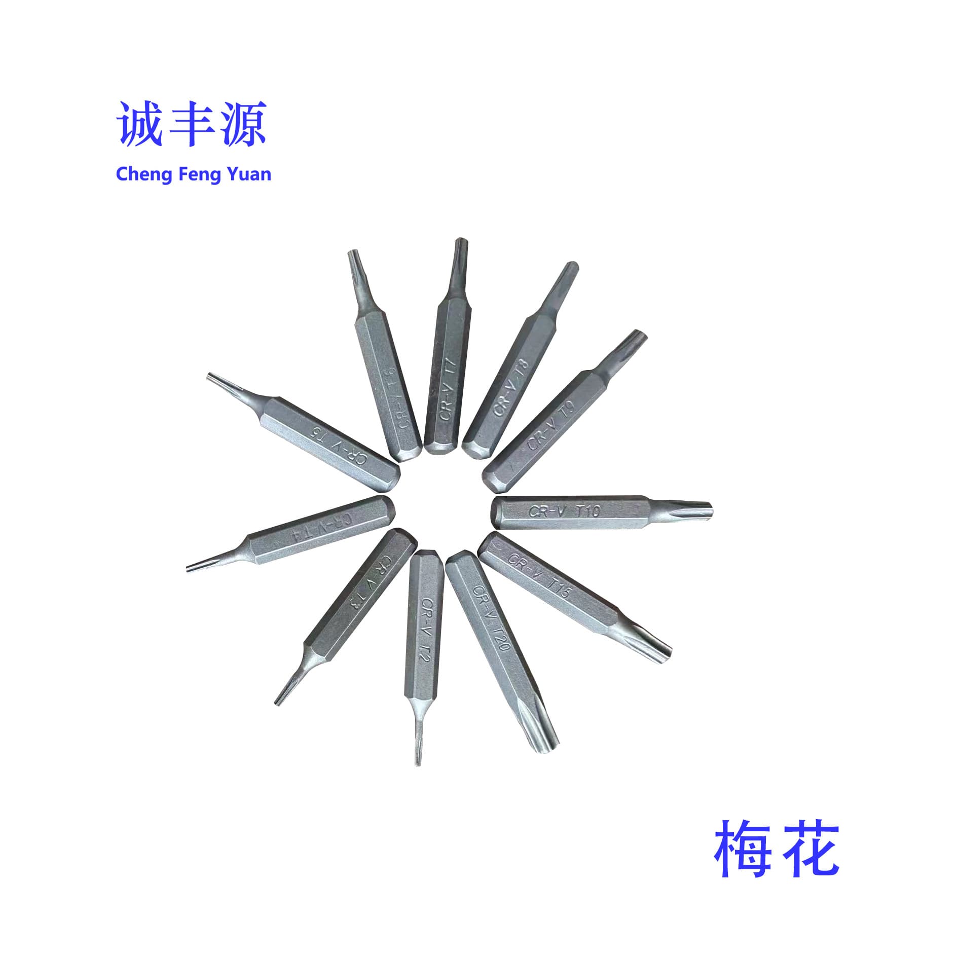 Plum Blossom Hole S2 4mm Magnetic Screwdriver Bit, Large Stock Available