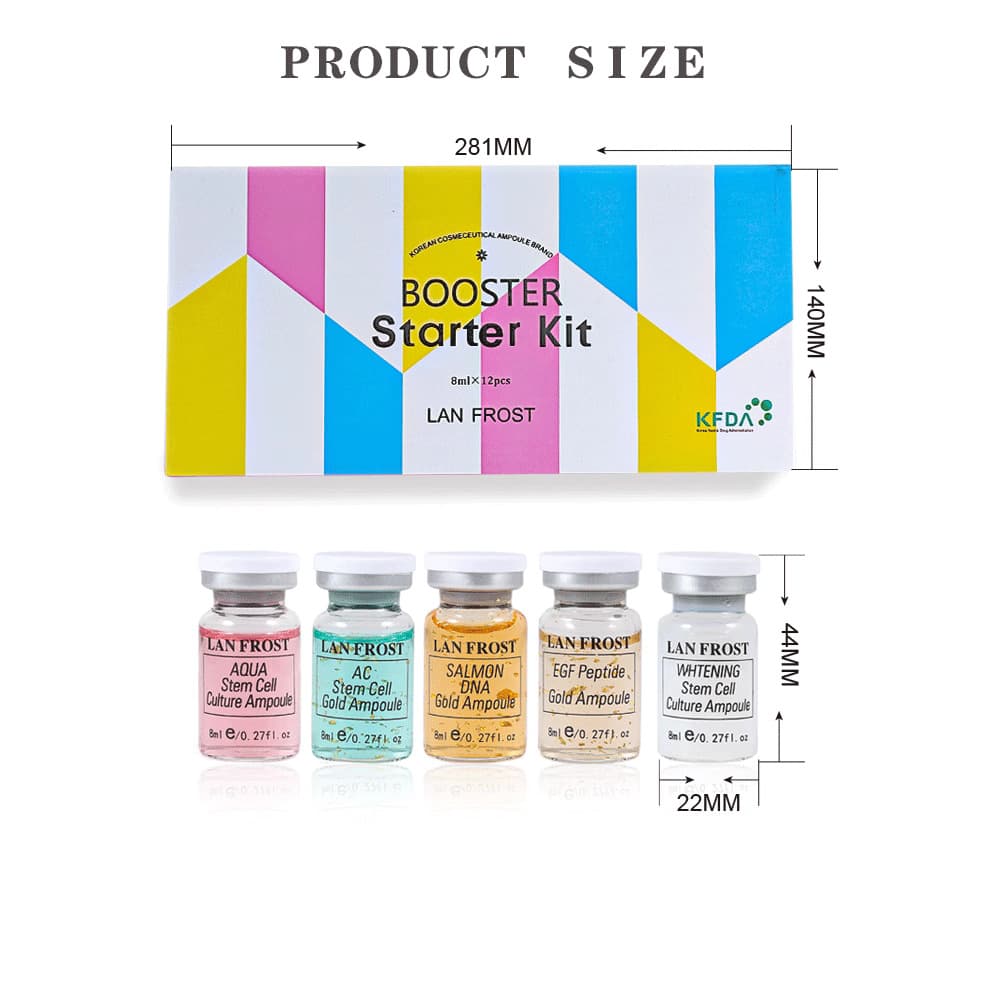 BB Glow Korean BOOSTER Serum Concentrate with 24K Gold Flakes and Hyaluronic Acid