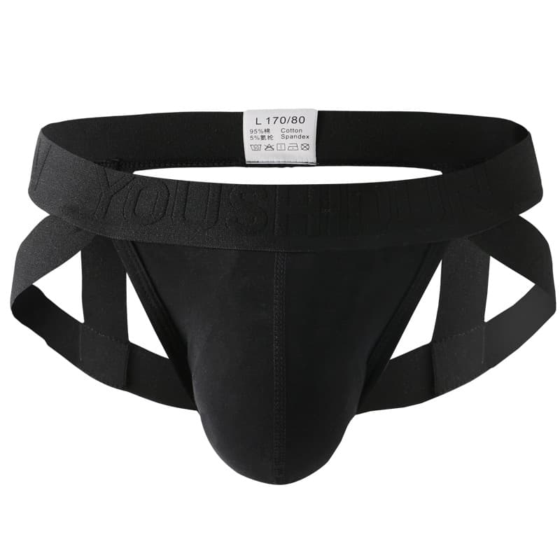 Sexy Low Waist Cotton Men's Thong Summer Breathable Underpants Male Double Ding Thong Comfortable Soft Briefs