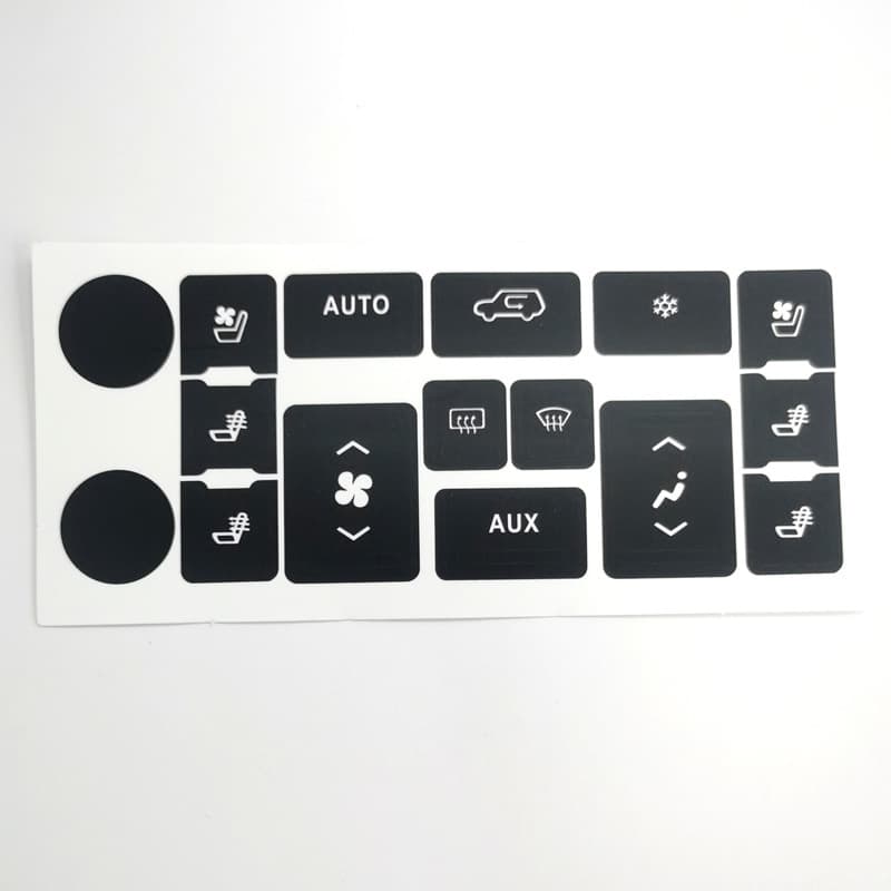 For 2007-2014 Cadillac Button Repair Sticker Air Conditioning Button Repair Sticker