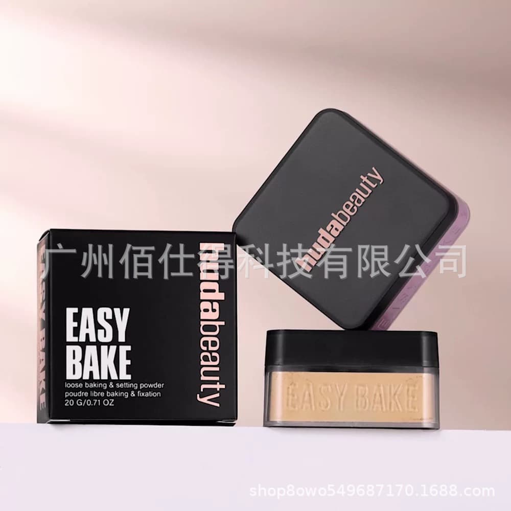 Cross-border in stock Huda Beauty Easy Bake Loose Setting Powder Matte Oil Control 20g