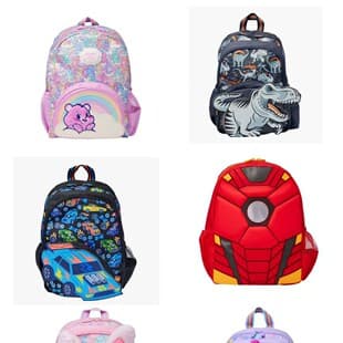 Australia Backpack Smiggle Elementary School Student Medium Size Double Shoulder Lightweight Backpack