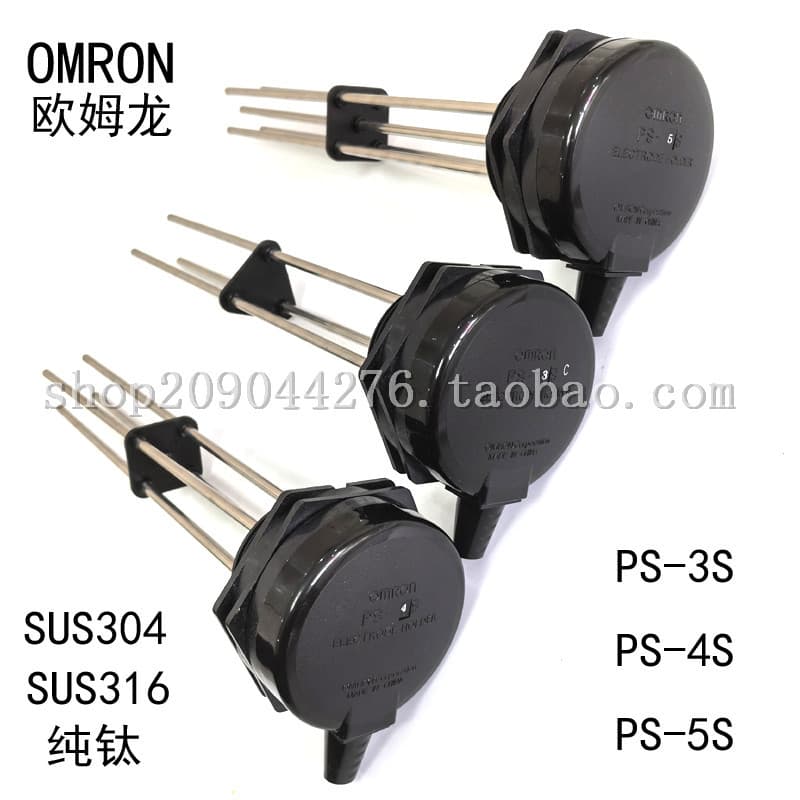 Omron PS3S level gauge, PS4S level controller, PS5S electrode, and level switch control sensor