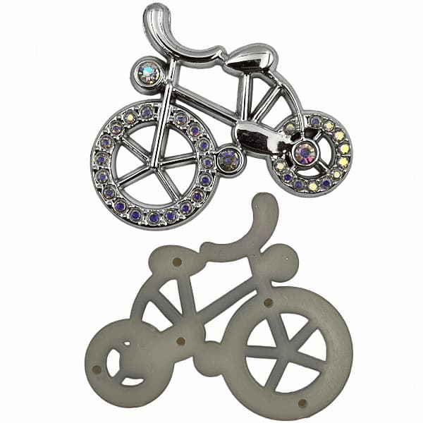 Premium Rhinestone Sandal Accessories Spring Summer Simple Croc Charms Women Metal Shoe Buckle New Shoe Decor 3D Ornaments
