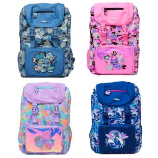 Australian Smiggle Cartoon Extra Large Capacity Double Buckle Messenger School Bag Backpack for Primary and Secondary Students Kids