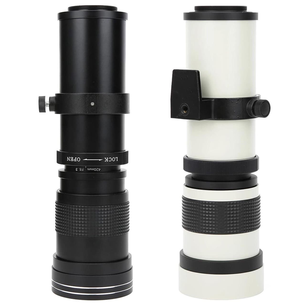 420-800mm F8.3 Telephoto Lens Manual Focus Telephoto Zoom for Mirrorless Full-Frame DSLR