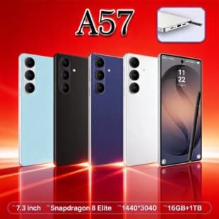 Cugo Cross-Border Phone A57 Built-in Stylus 4G 3+16 Octa-Core Android 15 7.3-inch Cross-Border Smartphone In Stock