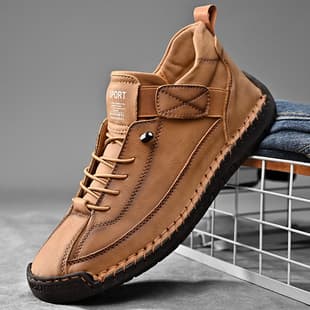 Hot-selling cross-border large size unisex mid-cut Martin boots outdoor casual shoes work stitched men's shoes 9888