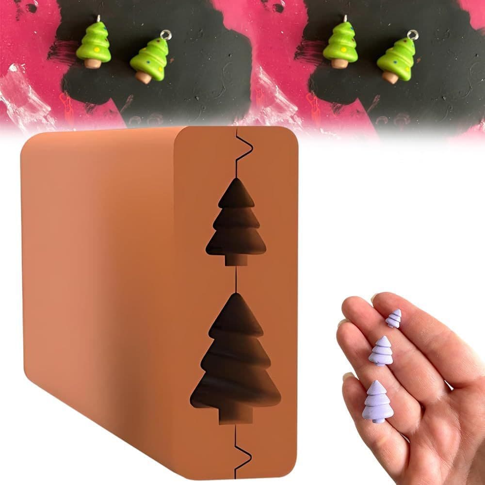 Cross-border New Product Christmas Tree Roller Clay Tools