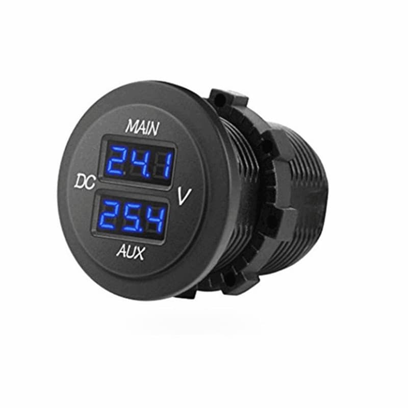 DC12-24V car-mounted modified digital display voltmeter anti-flame retardant material digital voltage measuring instrument