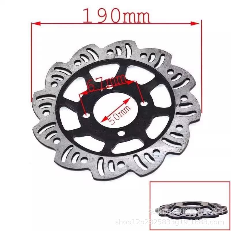 Dirt Bike Parts 110-125CC Apollo Eagle Disc Brake Rotor Front and Rear Brake Disc