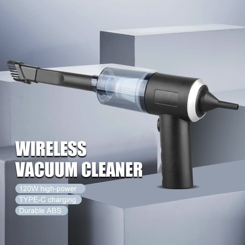 Car Vacuum Cleaner Blower 2-in-1 Wireless Mini Vacuum Cleaner Car Home Electric Blower High Suction