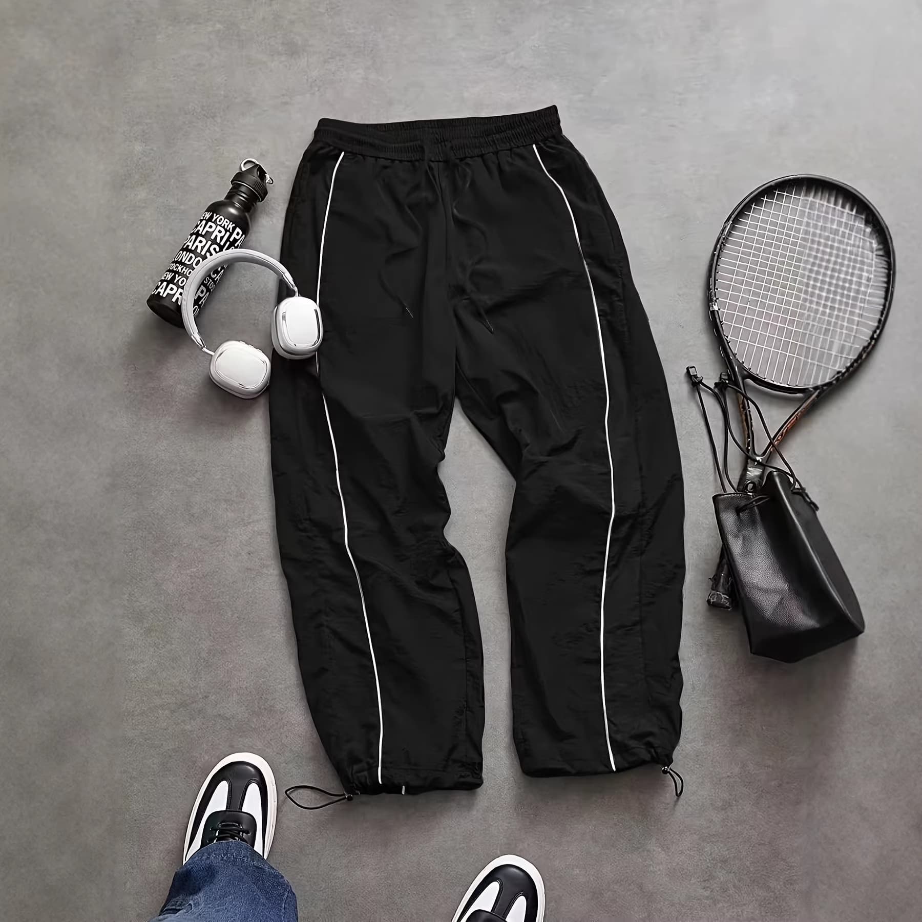 [Cross-border Exclusive] European Size Casual Pants 2026 Trendy Fashion New Style Casual Pants Sports Long Pants Unisex Sweatpants
