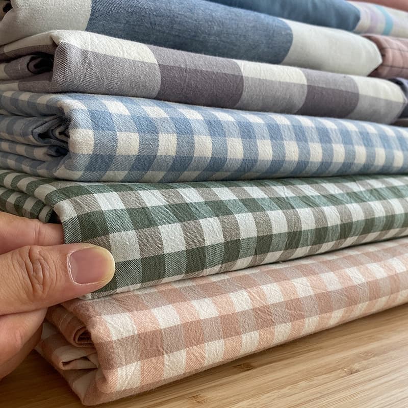 Japanese 100% Cotton Washed Cotton Bed Sheet Single Piece Summer Cotton Single Dormitory Bedding Pillowcase Three-Piece Set