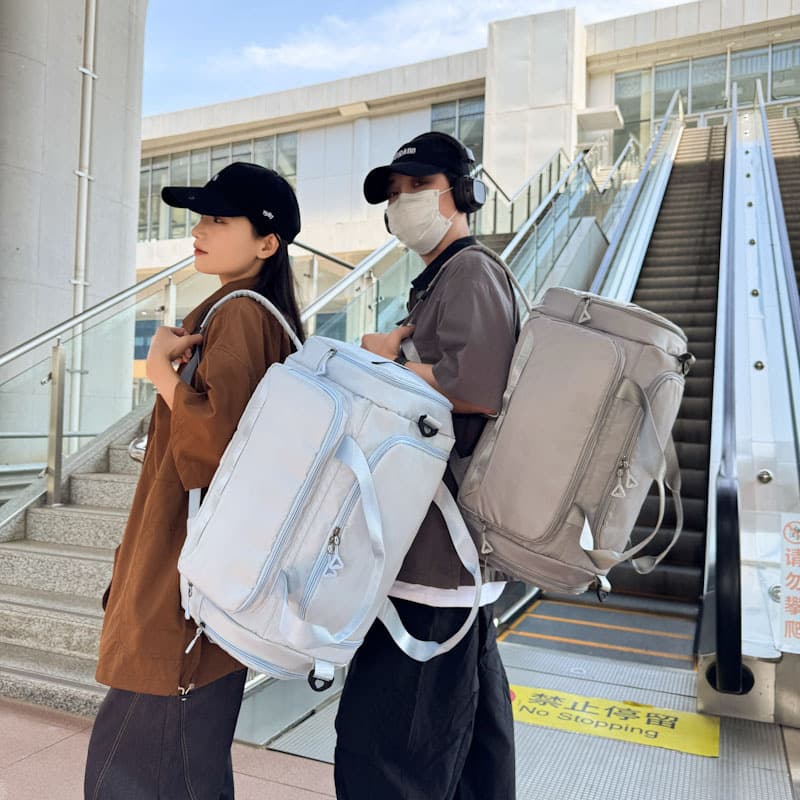 Travel Backpack Gym Crossbody Bag for Men and Women Business Trip Large Capacity Luggage Organizer Handbag Wet and Dry Separation