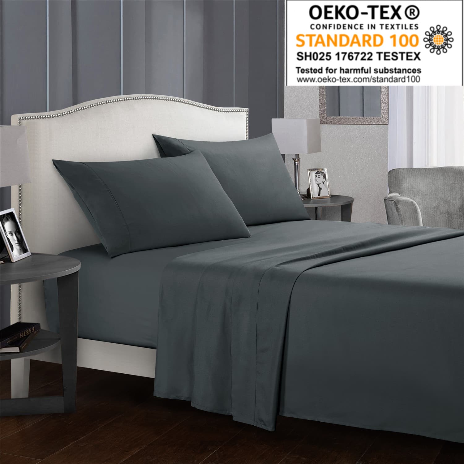 Vio Cross-Border Home Textile Amazon eBay Fitted Sheet Flat Sheet Printed Bedding Set Bed Sheet Set