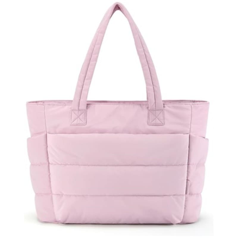Women's Handbag, Lightweight Puffy Tote Bag for Travel, Work, Beach, Gym, Shopping