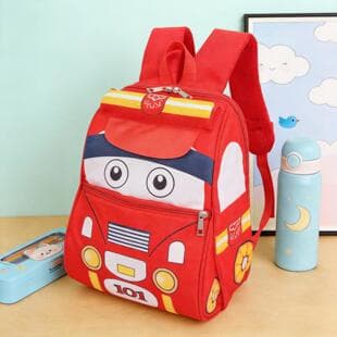 Car Backpack Large Capacity Kindergarten Primary School Student Backpack Boys Girls Double Shoulder Cartoon Cute Kids Bag