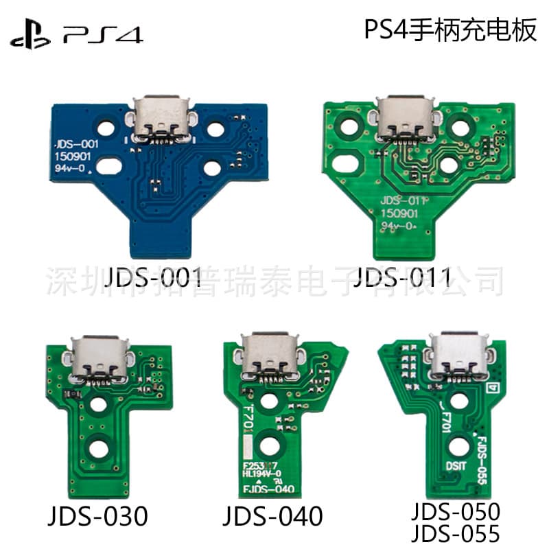 PS4 Controller Charging Board Connector Port PS4 Controller Breathing Light Charging Board for JDS-001 030 040 055
