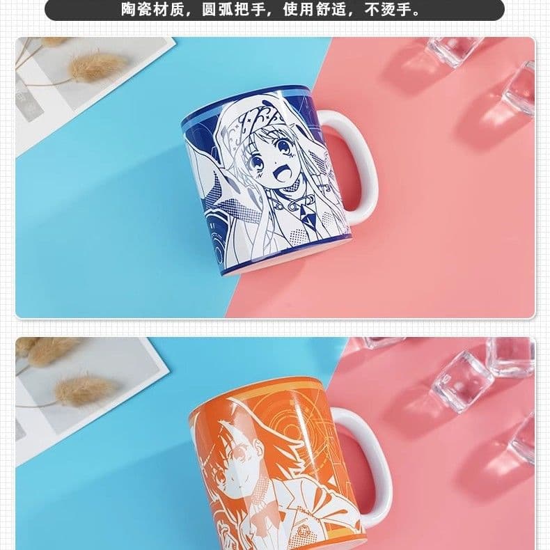 a Certain Magical Index Mikoto Misaka Anime Themed Mugs Virtual World Index Water Cups Japanese Culture Gift Items