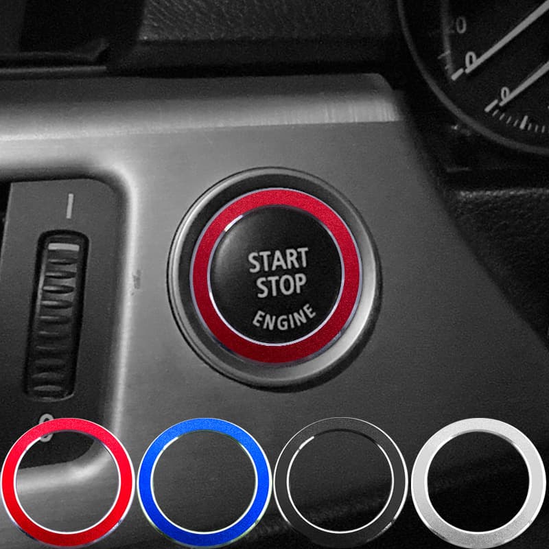 For BMW Z4 Old 3 Series E90 E92 E93 One-Key Start Trim Ring Ignition Switch Decorative Interior Sticker