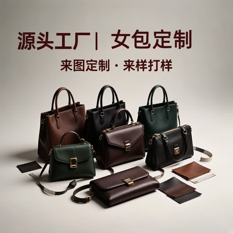 Customized Bags from Pictures, Sample Leather Bags, High-End Genuine Leather Handbags, Souvenirs, Women's Bags with Logo, Guangzhou Processing Factory