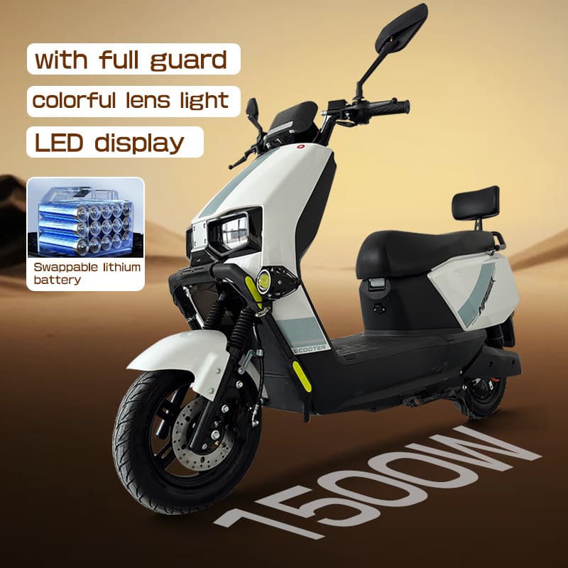 Delivery Scooter Electric Moped Climbing Electric Scooter Adult Electric Vehicle Long Range Battery Electric Motorcycle