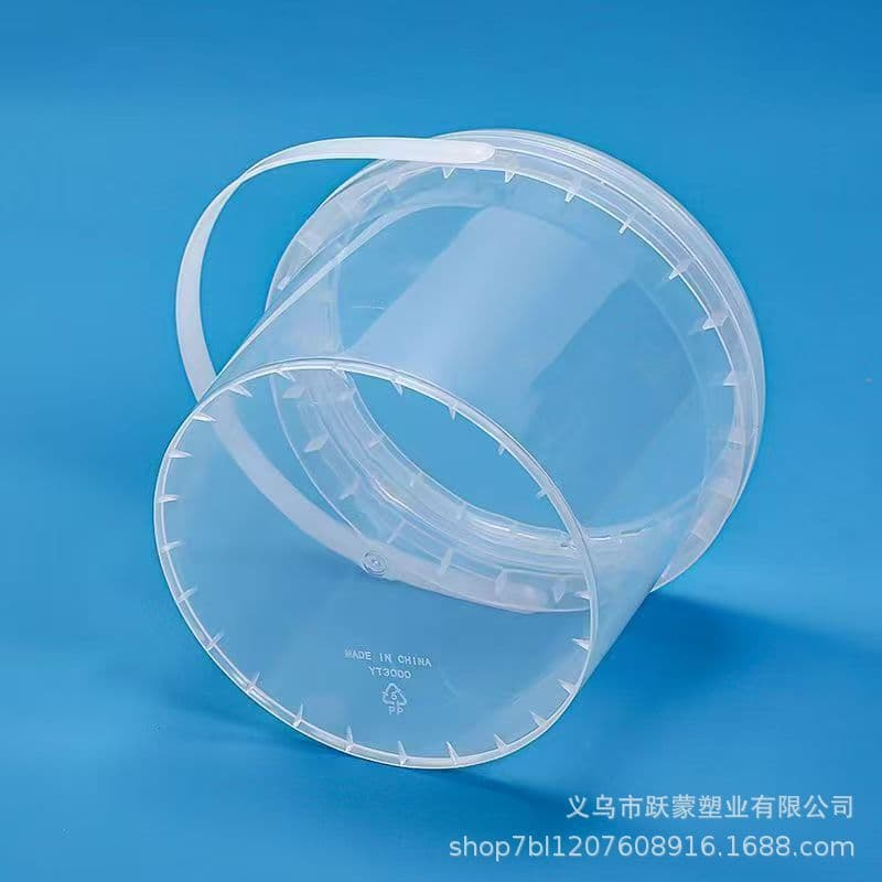 Food grade sealed plastic barrel rice wine packaging barrel transparent barrel fruit seafood sauce lobster packaging barrel small water barrel