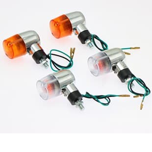 Motorcycle Parts Harley Cruiser Bobber Universal Retro Mini Monkey Small Turn Signal Light