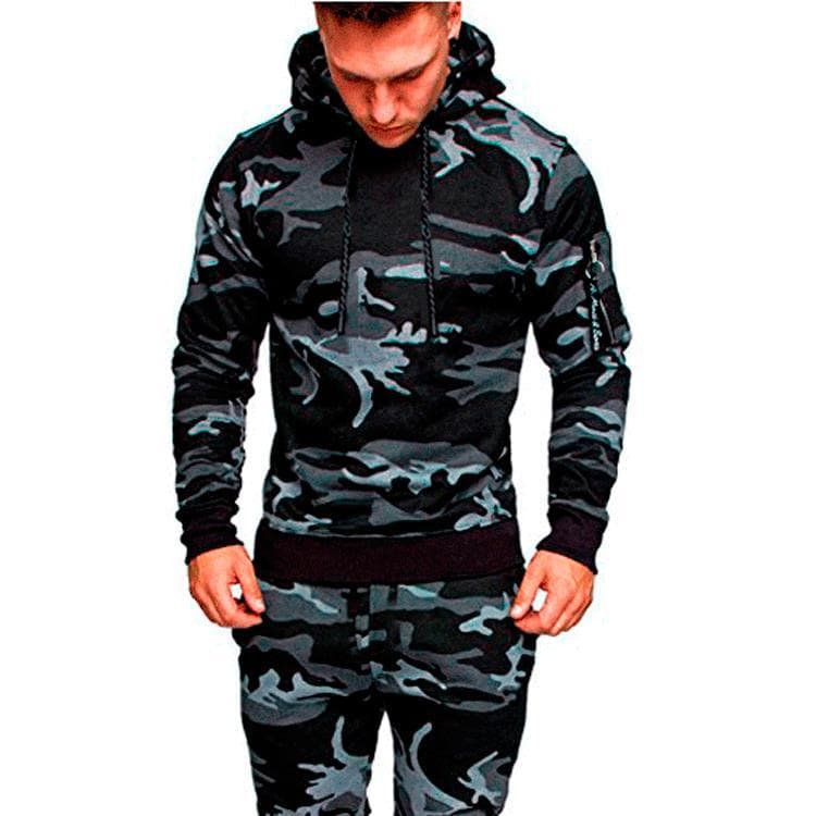 New men's outdoor sports and leisure camouflage pullover sublimation camouflage tops
