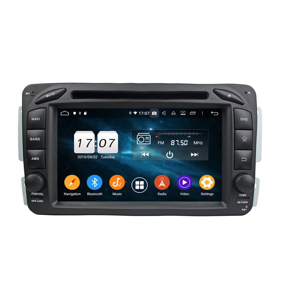 Mercedes-Benz W203 ML W163 SLK W170 E-Class W210 Built-in DSP Dedicated Car Navigation Unit