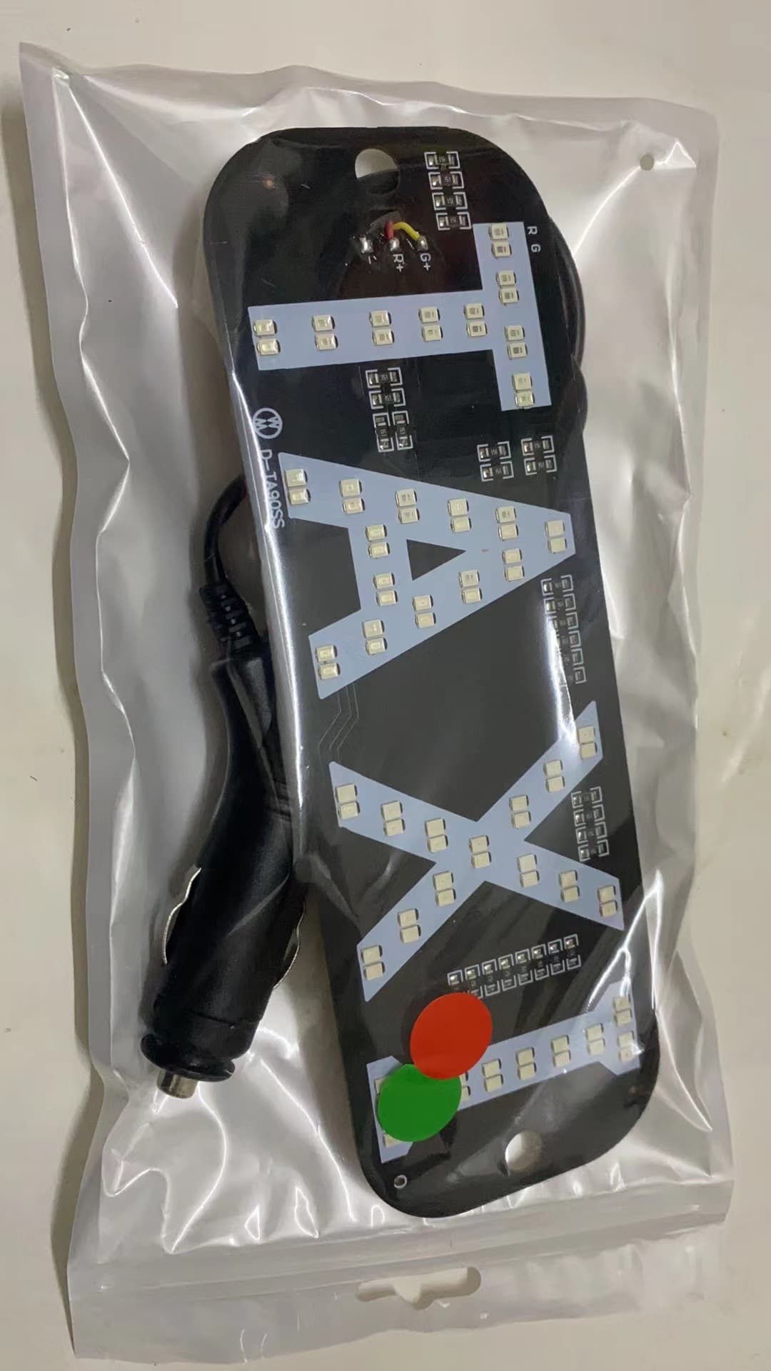 Two-color taxi TAXI light, vacant light, advertising light, identification light
