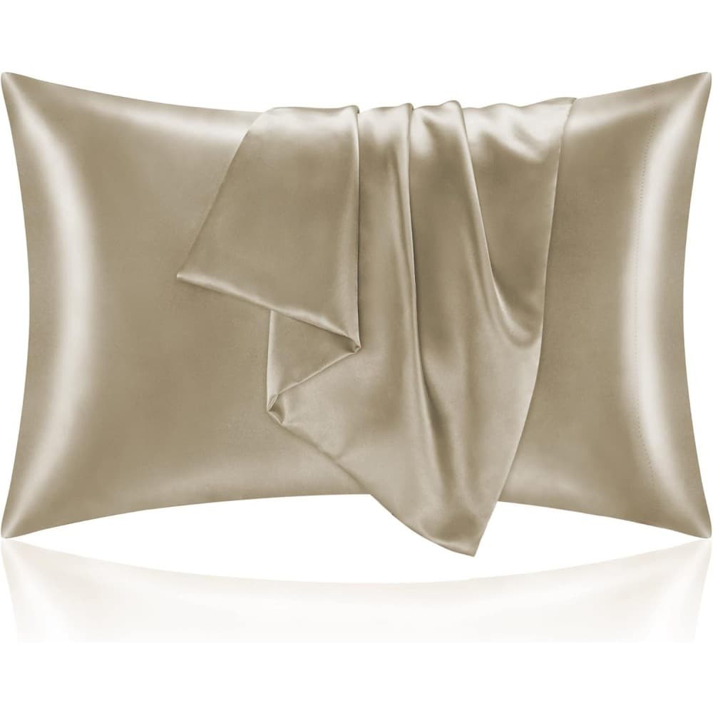 American-Style Imitation Silk Pillowcase Amazon Pillowcase Export Imitation Satin Pillowcase Solid Color Cross-Border
