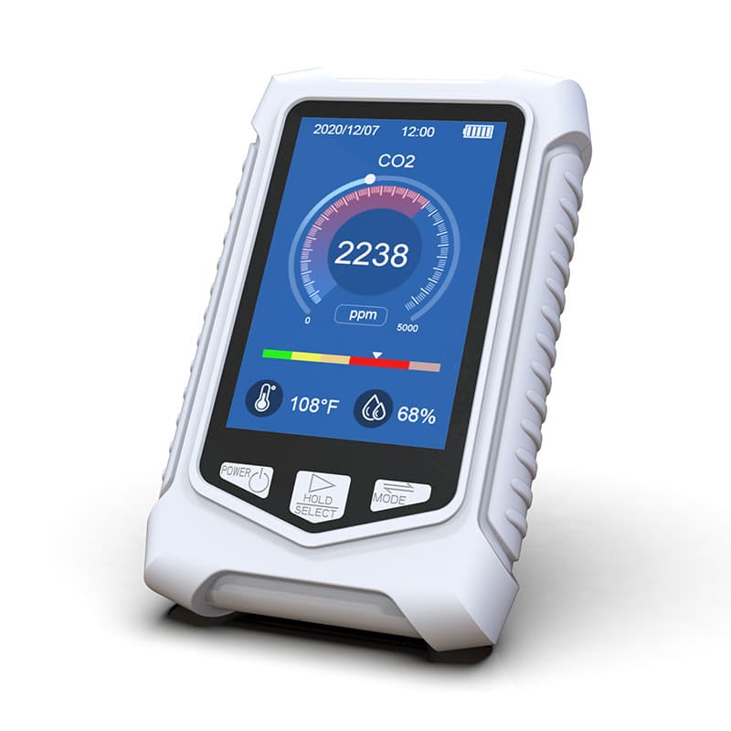 CO2 Detector Indoor Temperature Humidity Source Factory Handheld Tester