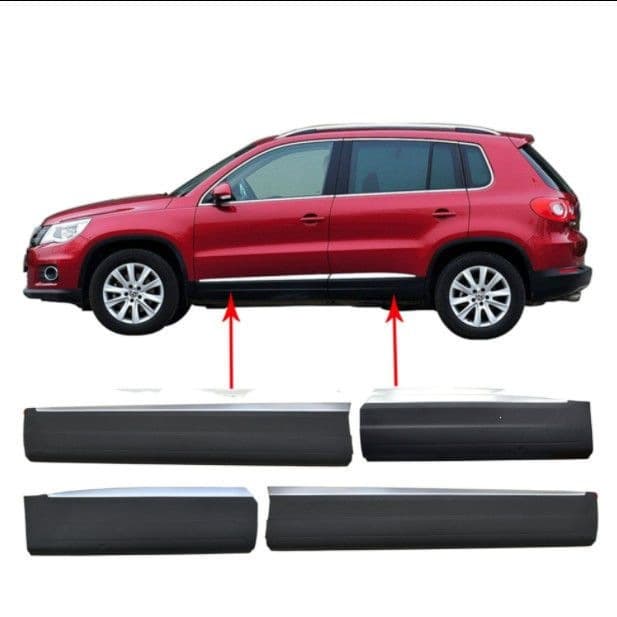 Suitable for Volkswagen 10-16 new and old Tiguan front and rear door trim panels, anti-collision panels, door guards, exterior trim panels
