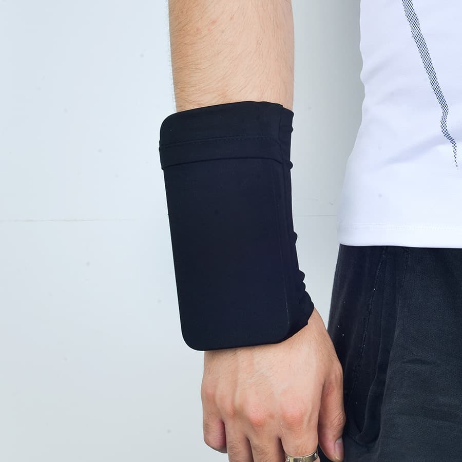 Sports Breathable Phone Bag Outdoor Cycling Elastic Wrist Bag Close-fit Wrist Guard Arm Bag Cross-border Wholesale Sleeve Pouch