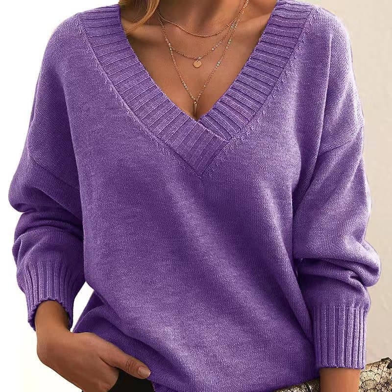 2024 Cross-border Independent Station AliExpress Amazon Autumn/Winter Solid Color V-Neck Pocket Knit Vest Sleeveless Sweater