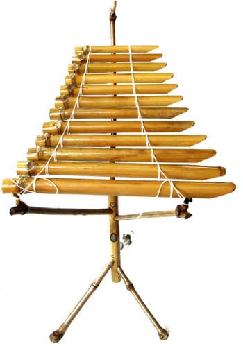 Bamboo harp, handmade harp, Vietnamese characteristics, percussion instruments, ethnic children, handmade products, musical instruments TRUNG
