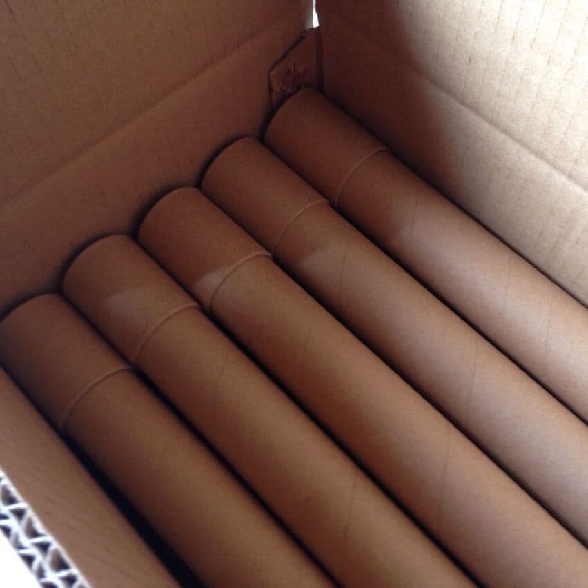 Factory direct supply of various specifications LED tube packaging, standard shipping paper tubes, thickened paper tubes for express delivery.