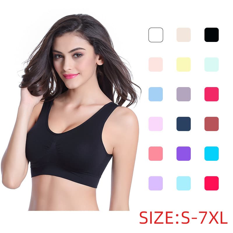 No-Band No-Trace Adjustable Bra One-Piece Thin Sports Yoga Underwear Comfortable Breathable Wireless