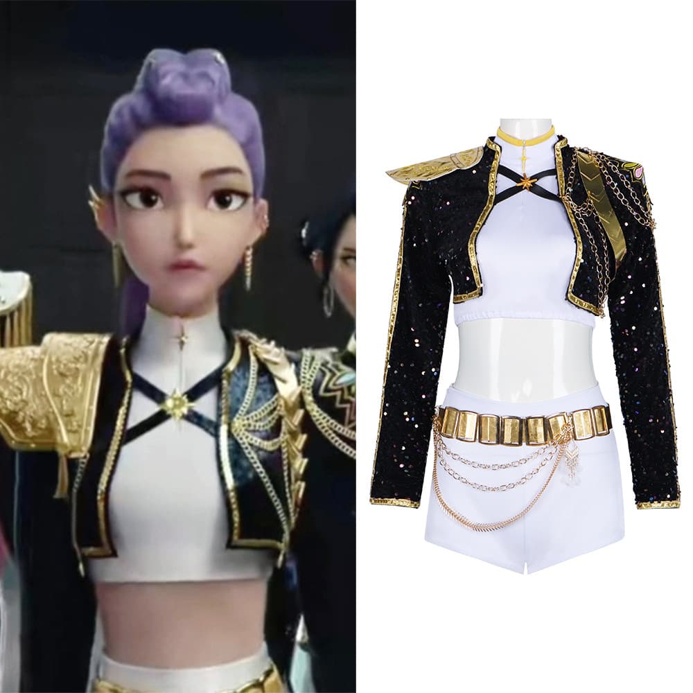 Witch Crew Cosplay Costume Black Gold Edition Lumi Cosplay Stage Performance Outfit Movie Same Style Girl Group Stage Costume
