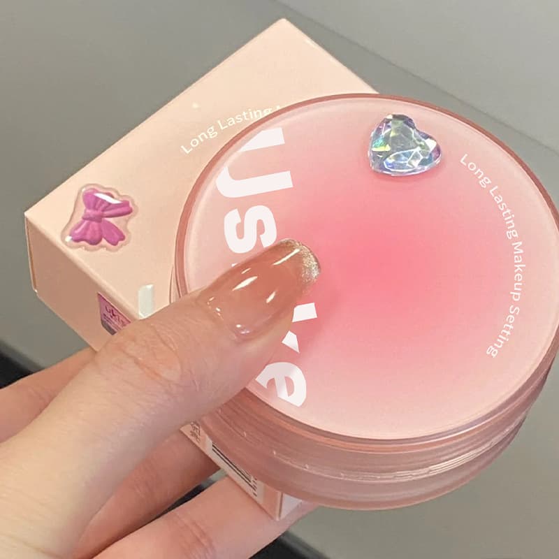 High-Appearance Little Jelly Loose Setting Powder, Oil Control, Long-Lasting, Sweat-Proof, Affordable for Students, for Dry and Oily Skin, Women