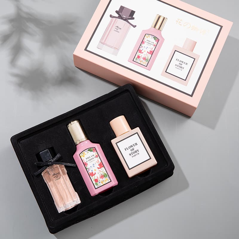 Flower of Story Women's Perfume Set Long Lasting Light Fragrance Gift Box Chinese Brand Fragrance Wholesale Direct Sale