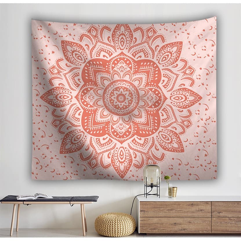 Factory Tapestry Picnic Mat Vintage Mandala Print Wall Hanging Decoration T223
